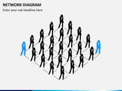 Network diagram PPT slide 5