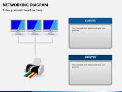 Networking diagram PPT slide 8