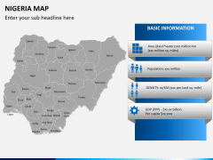 Nigeria map PPT slide 16