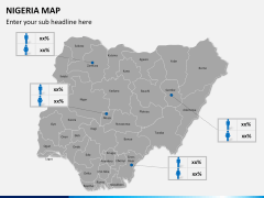 Nigeria map PPT slide 17