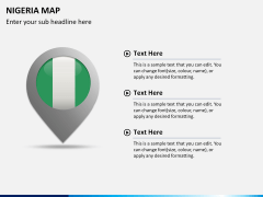 Nigeria map PPT slide 21