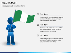 Nigeria map PPT slide 22