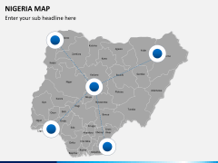 Nigeria map PPT slide 4