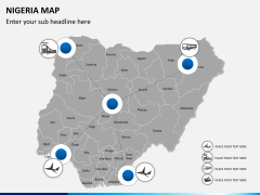 Nigeria map PPT slide 5