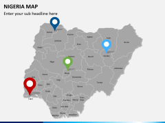 Nigeria map PPT slide 6