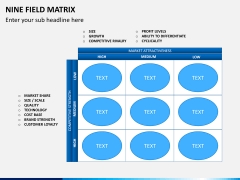 Nine field matrix PPT slide 3