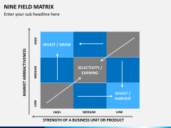 Nine field matrix PPT slide 5
