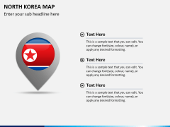 North korea map PPT slide 21