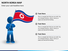 North korea map PPT slide 22