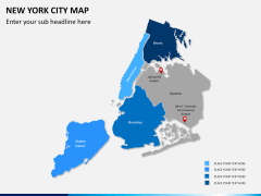 New York City map PPT slide 10