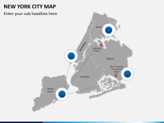 New York City map PPT slide 5