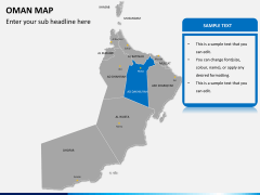 Oman map PPT slide 11