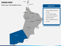 Oman map PPT slide 12