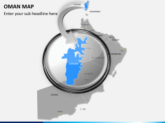 Oman map PPT slide 13