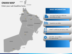 Oman map PPT slide 16