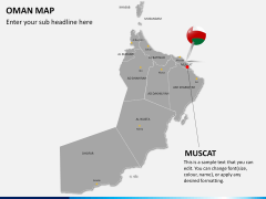 Oman map PPT slide 18