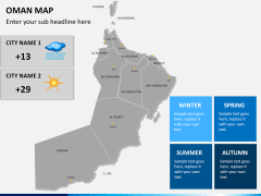 Oman map PPT slide 20