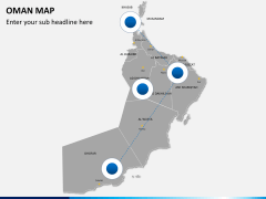 Oman map PPT slide 4