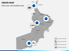 Oman map PPT slide 5