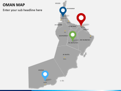 Oman map PPT slide 6