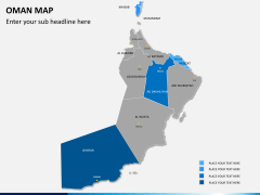 Oman map PPT slide 8