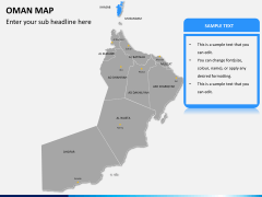 Oman map PPT slide 9
