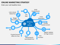 Online marketing strategy PPT slide 1