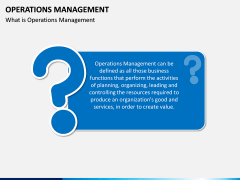 Operations Management PPT slide 2