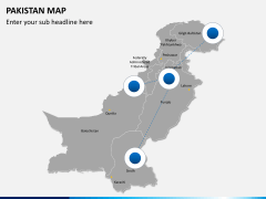 Pakistan map PPT slide 4