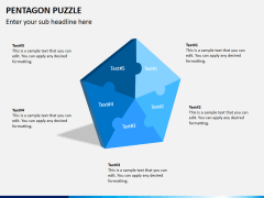 Pentagon puzzle PPT slide 1