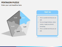 Pentagon puzzle PPT slide 2