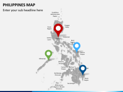 Philippines map PPT slide 5