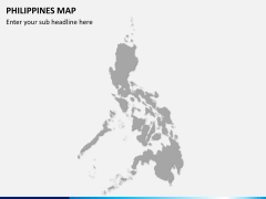 Philippines map PPT slide 6