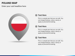Poland map PPT slide 19