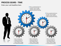 Process gears PPT slide 1
