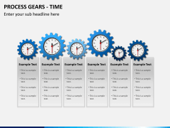 Process gears PPT slide 2