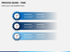 Process gears PPT slide 3