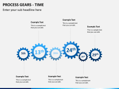Process gears PPT slide 4