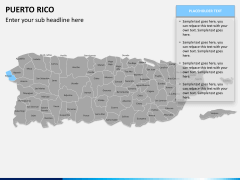 Puerto rico map PPT slide 10