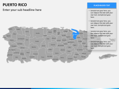 Puerto rico map PPT slide 11