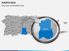 Puerto rico map PPT slide 13