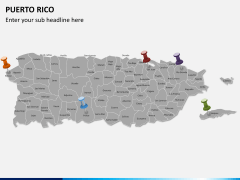 Puerto rico map PPT slide 2