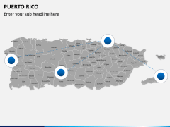 Puerto rico map PPT slide 3
