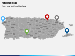 Puerto rico map PPT slide 4