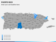 Puerto rico map PPT slide 5
