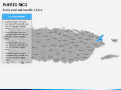 Puerto rico map PPT slide 8