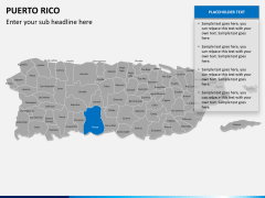 Puerto rico map PPT slide 9