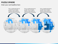 Puzzle sphere PPT slide 8