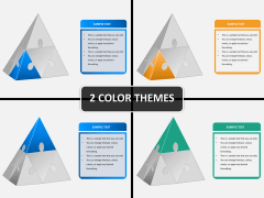 Pyramid puzzle PPT cover slide 
