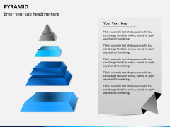 Pyramid shape PPT slide 10
